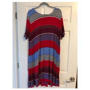 High- Low Loft Plus dress